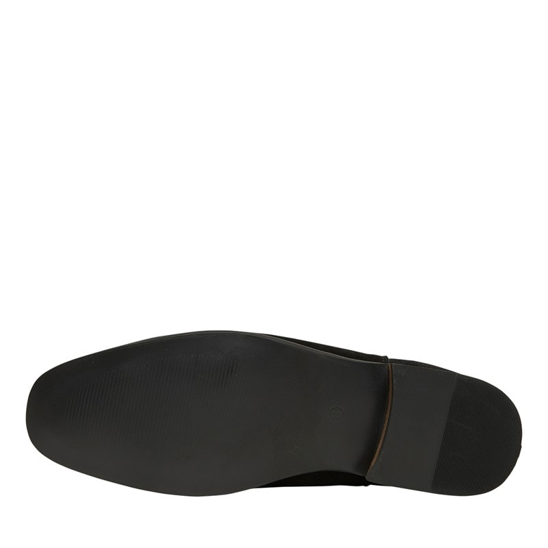 French Connection Mens Suede Chelsea Boots Black - Image 2