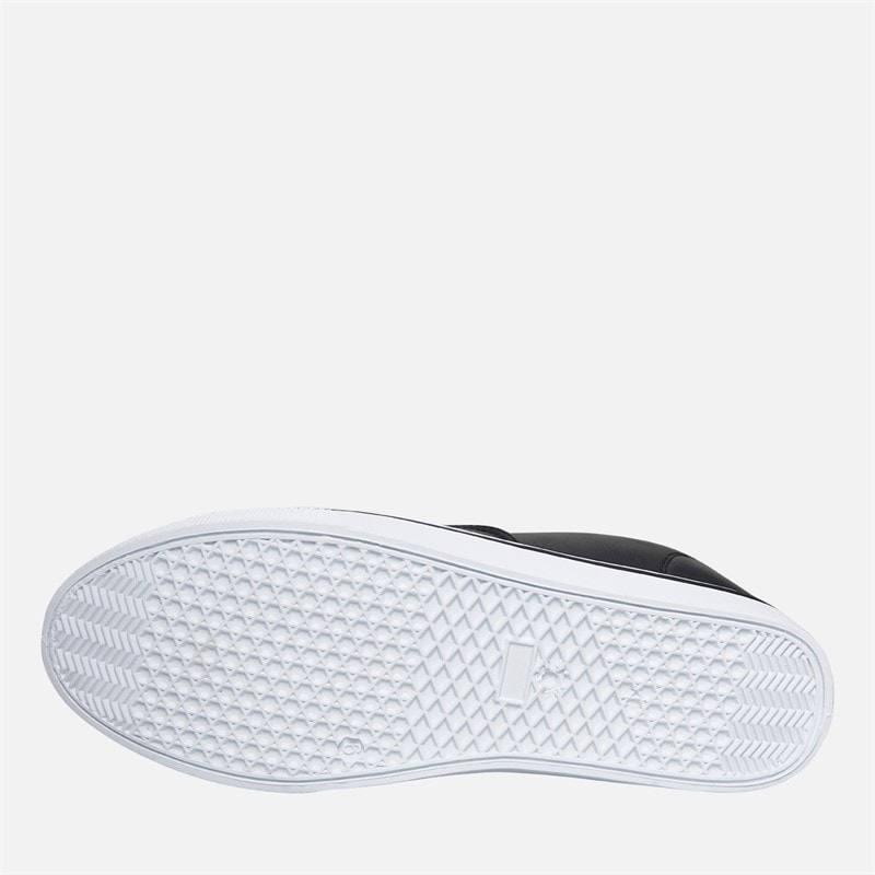 French Connection Mens Deck PU Shoes Black - Image 2