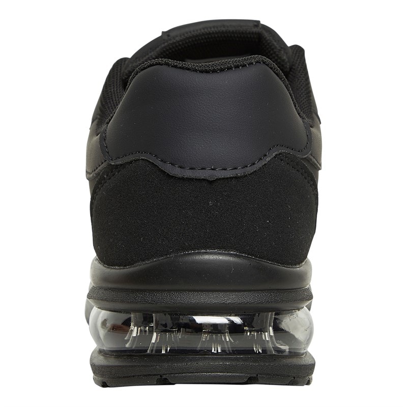 French Connection Junior Boys Suede Block Trainers Black/Black - Image 3