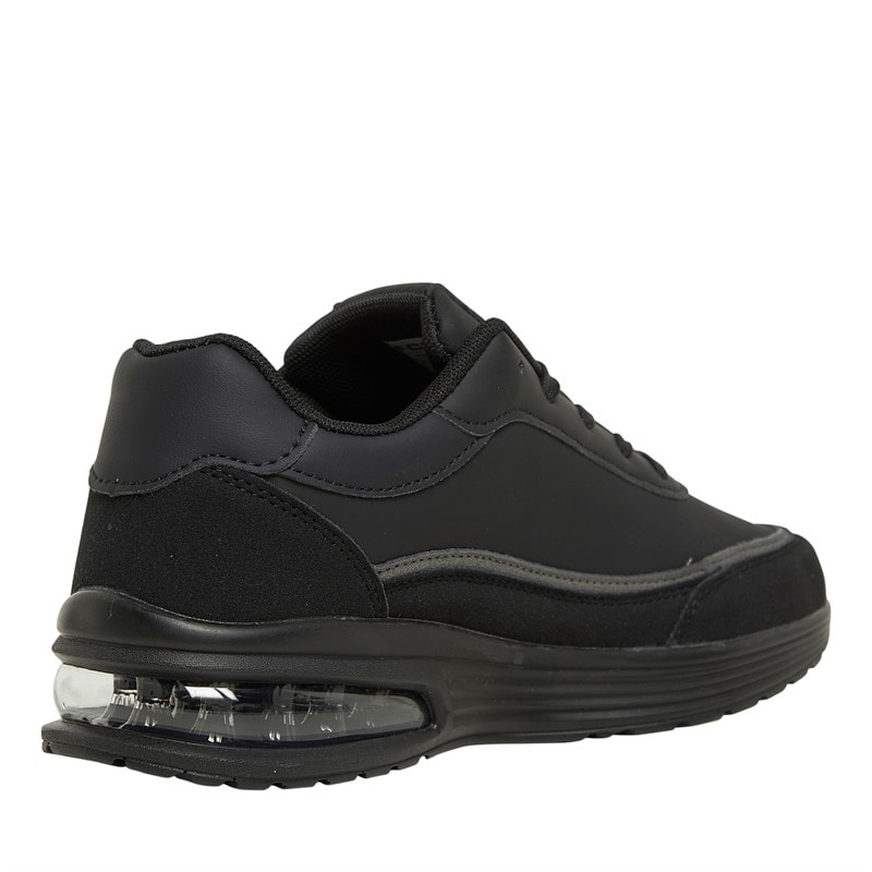 French Connection Junior Boys Suede Block Trainers Black/Black - Image 5