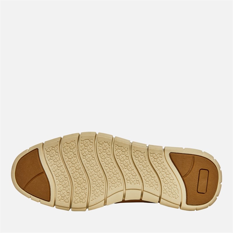 French Connection Mens Tread Sole 2 Trainers Tan/Navy - Image 2