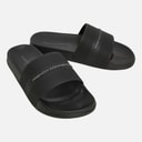 French Connection Boys Strap Sliders Black