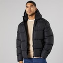 French Connection Mens Row Mid Jacket Black