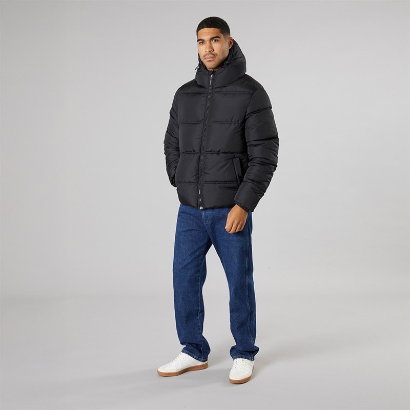 French Connection Mens Row Mid Jacket Black - Image 3