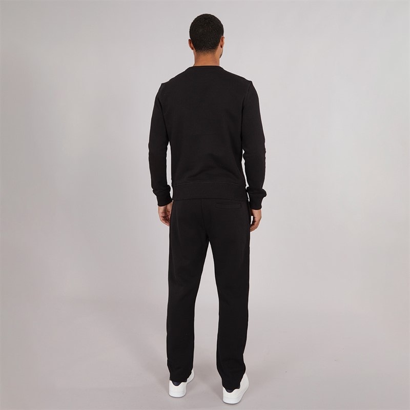 French Connection Mens Crew Open Tracksuit Black - Image 2