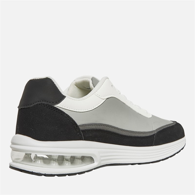 French Connection Mens Bubble Trainers White/Black - Image 5