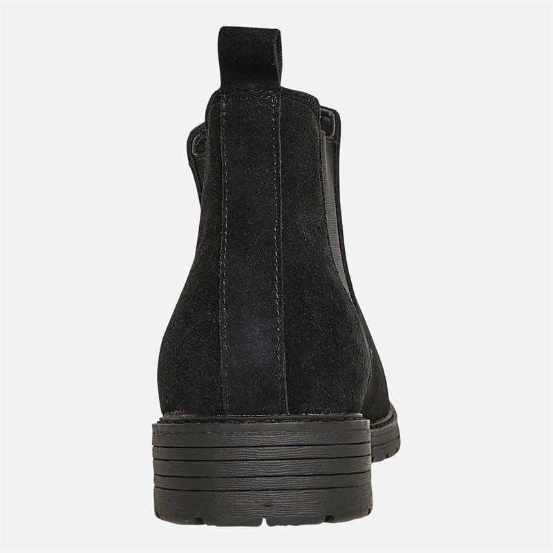 French Connection Mens FC Suede Cleated Chelsea Boots Black Suede - Image 3