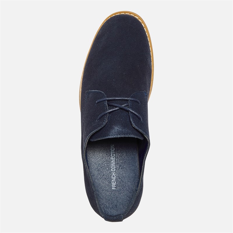 French Connection Mens Lace Up Shoes Navy - Image 4