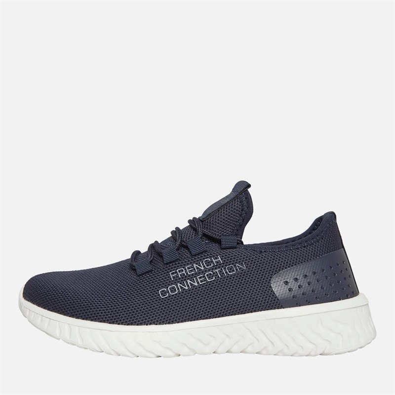 French Connection Junior Boys Cloud Trainers Navy/White - Image 1