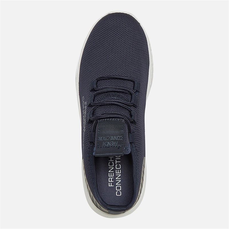 French Connection Junior Boys Cloud Trainers Navy/White - Image 4