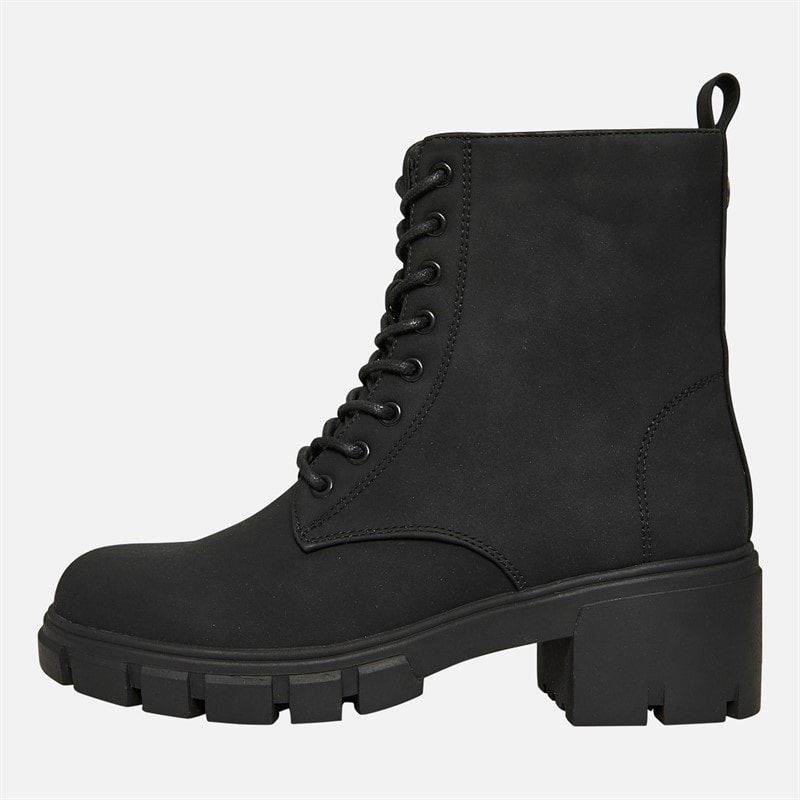 French Connection Womens Chunky Lace Boots Black - Image 2