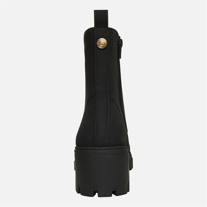 French Connection Womens Chunky Lace Boots Black - Image 4