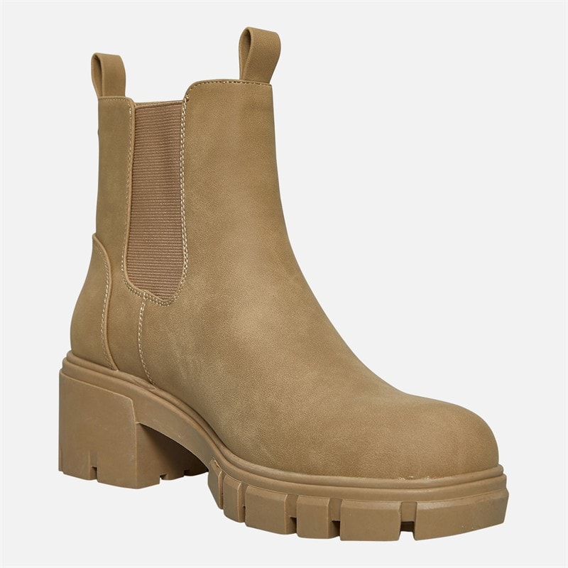 French Connection Womens Chunky Chelsea Boots Stone - Image 5