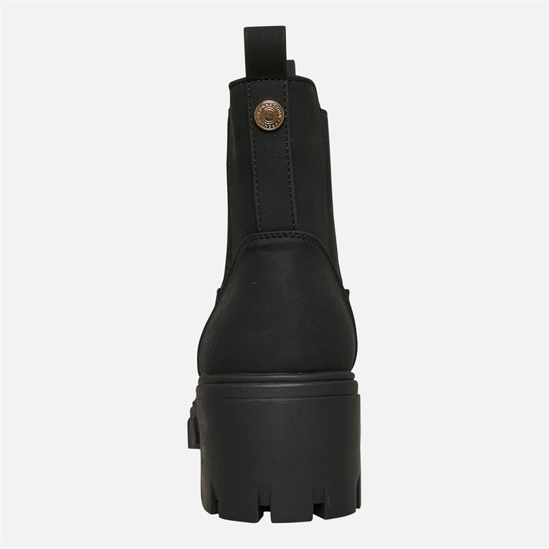 French Connection Womens Chunky Chelsea Boots Black - Image 4