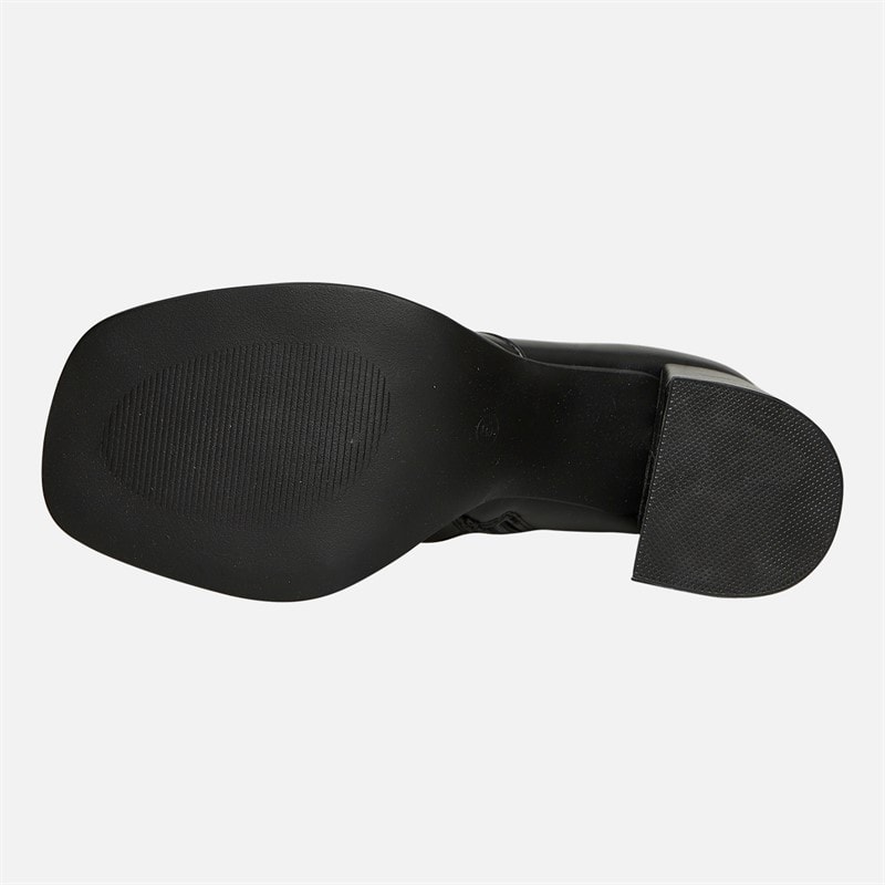 French Connection Womens Square Toe Heel Boots Black - Image 3