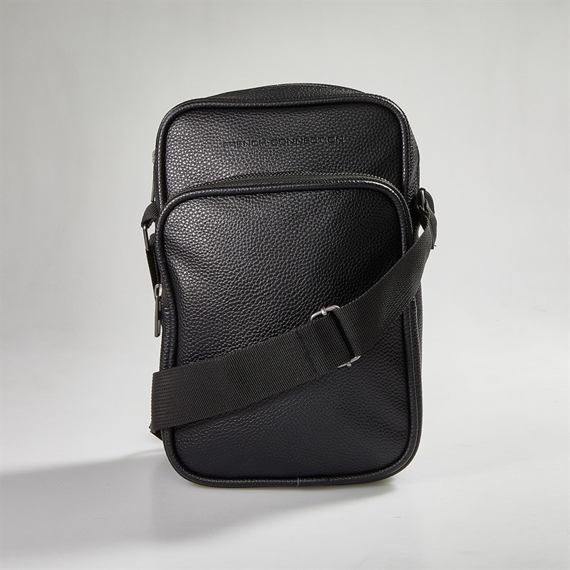 French Connection Mens FC Classic Flight Bag Black - Image 2