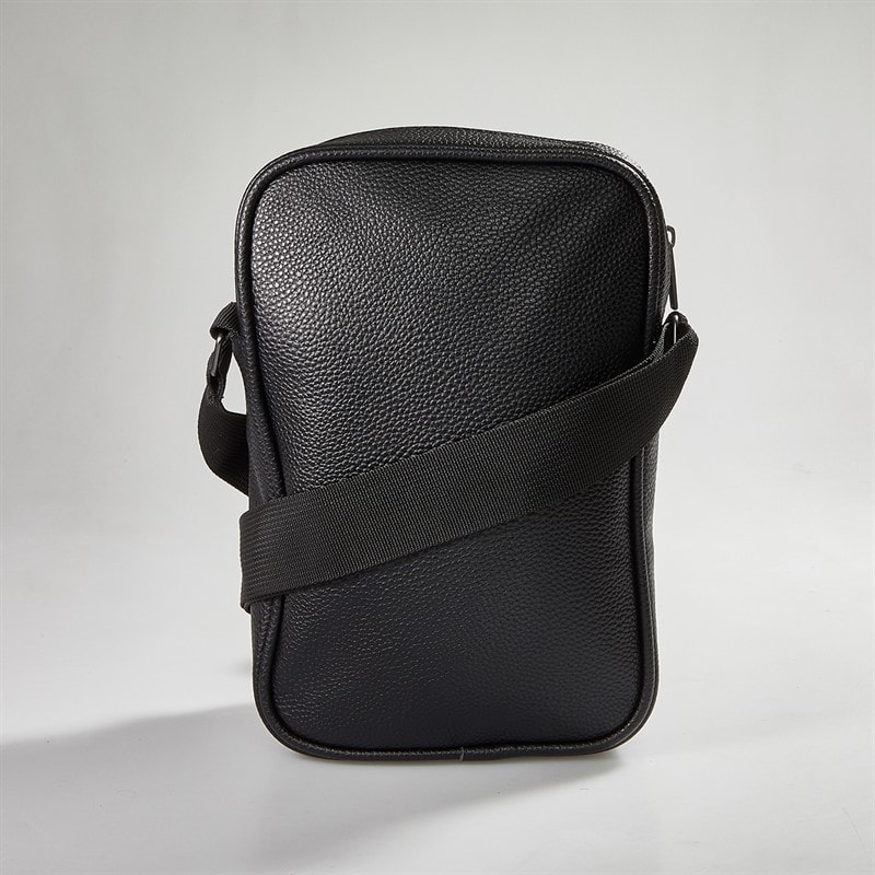 French Connection Mens FC Classic Flight Bag Black - Image 3