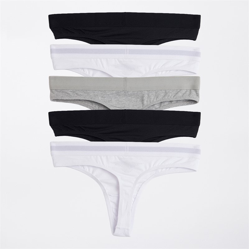 French Connection Womens Five Pack Thongs Multi 1 - Image 3