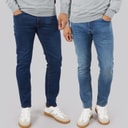 French Connection Mens FCUK Two Pack Slim Fit Jeans Ind50/Ind55