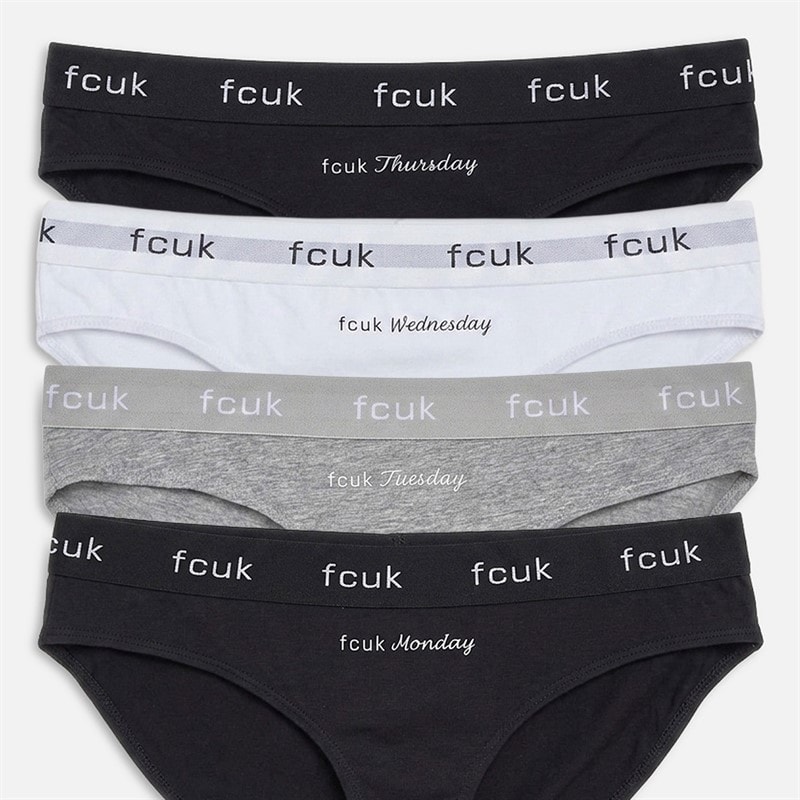 French Connection Womens Seven Pack Briefs Fcuk2 - Image 2