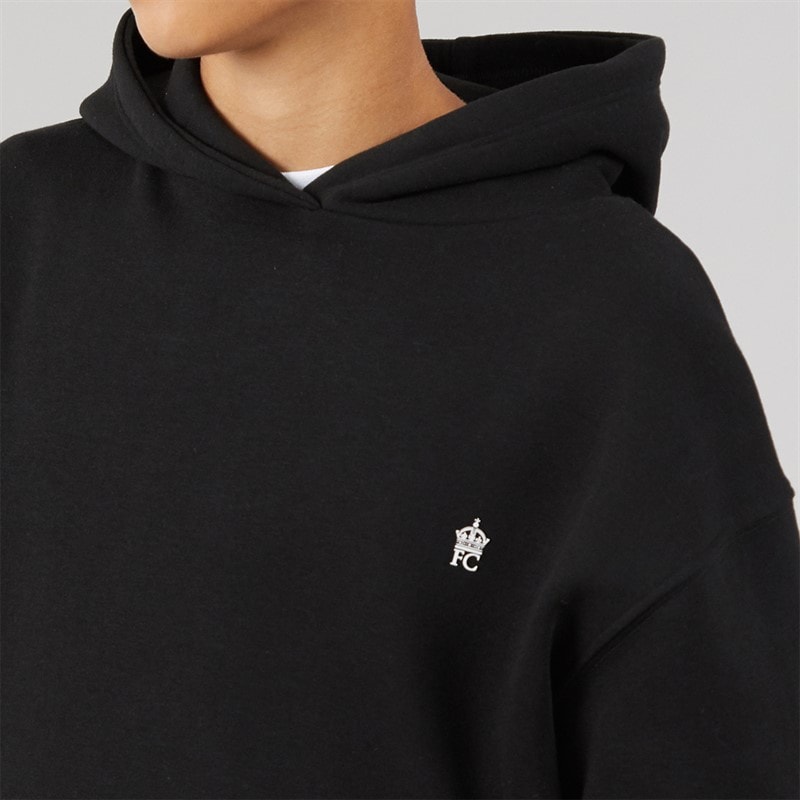 French Connection Boys FC Overhead Tracksuit Black/White - Image 3