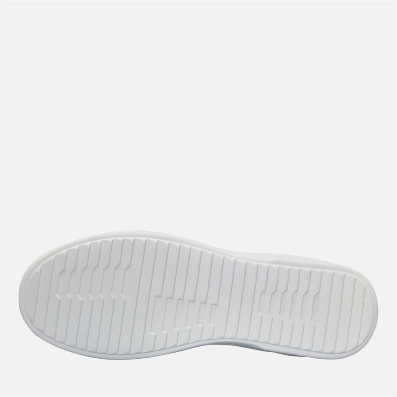 French Connection Mens Hybrid Court Trainers Black/White - Image 2