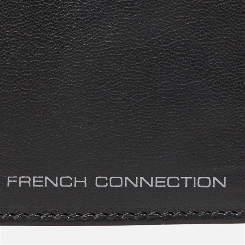 French Connection Mens French Con Gunmetal Wallet Black/Gunmetal - Image 4