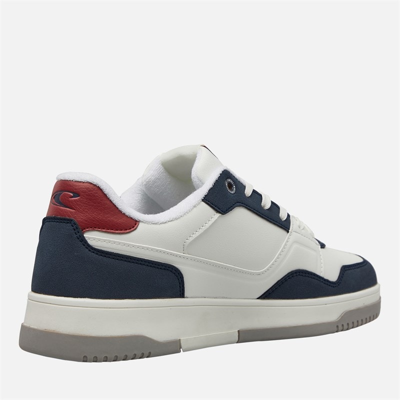 O'Neill Mens Sheldon Trainers Bright White/Dress Blues Bright White/ Dress Blues - Image 5