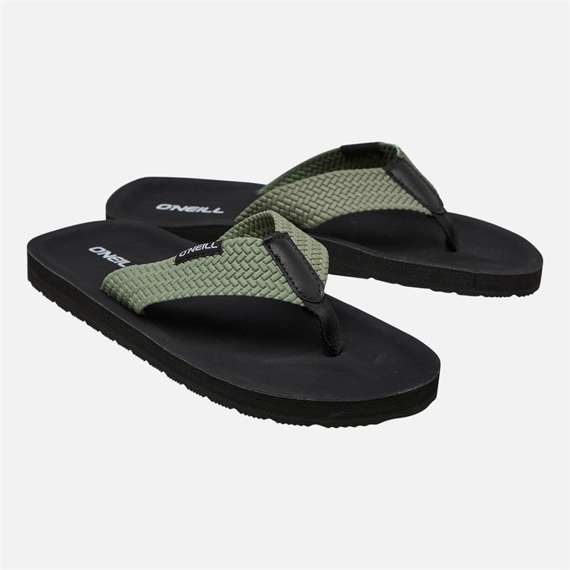 O'Neill Mens Ziel Flip Flops Oil Green Oilgreen - Image 1