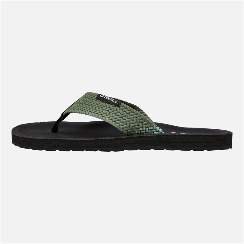 O'Neill Mens Ziel Flip Flops Oil Green Oilgreen - Image 2