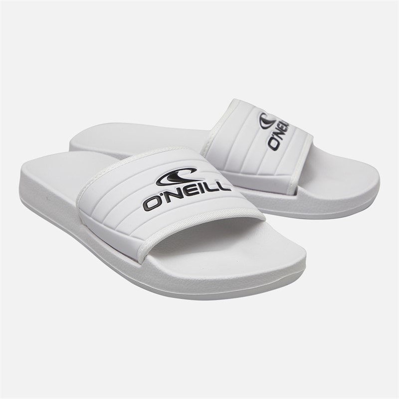 O'Neill Mens Kelso Sliders Bright White - Image 1