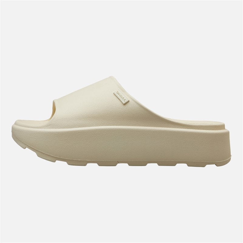 O'Neill Womens Lanika Sliders Whitecap Gray - Image 2