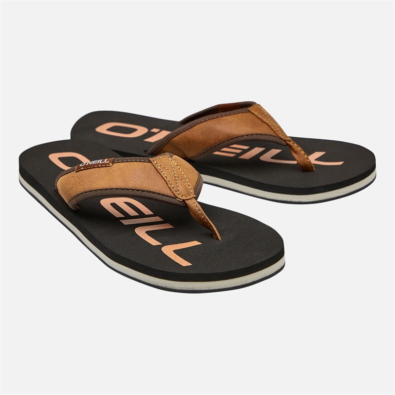 O'Neill Mens Jacky Flip Flops Chipmunk - Image 1