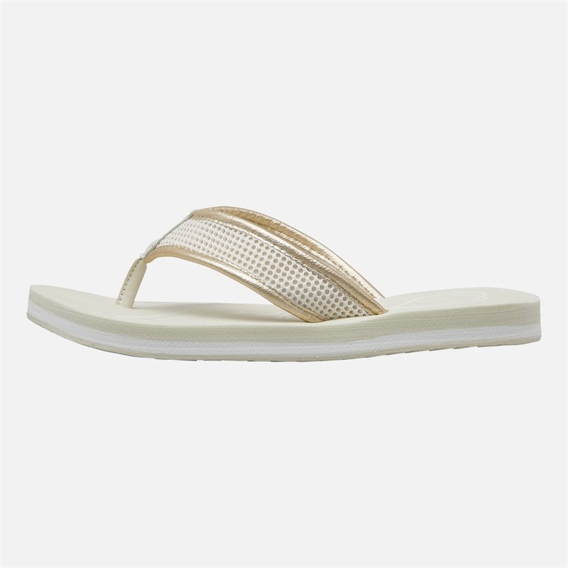 O'Neill Womens Jacky Flip Flops Whitecap Gray - Image 3