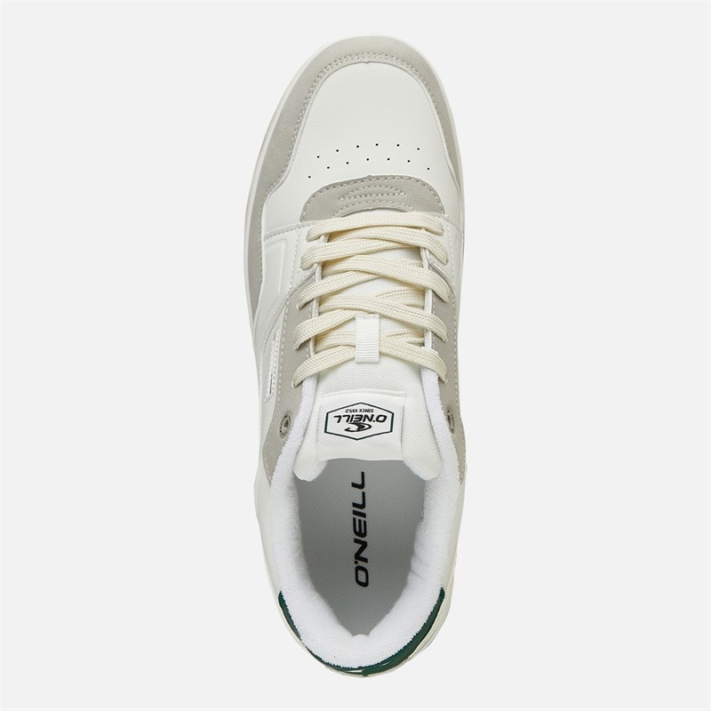 O'Neill Mens Sheldon Trainers Bright White/Nimbus Cloud Bright White/ Nimbus Cloud - Image 4