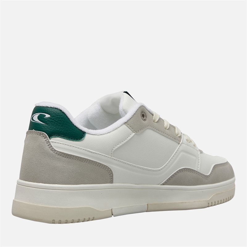 O'Neill Mens Sheldon Trainers Bright White/Nimbus Cloud Bright White/ Nimbus Cloud - Image 5