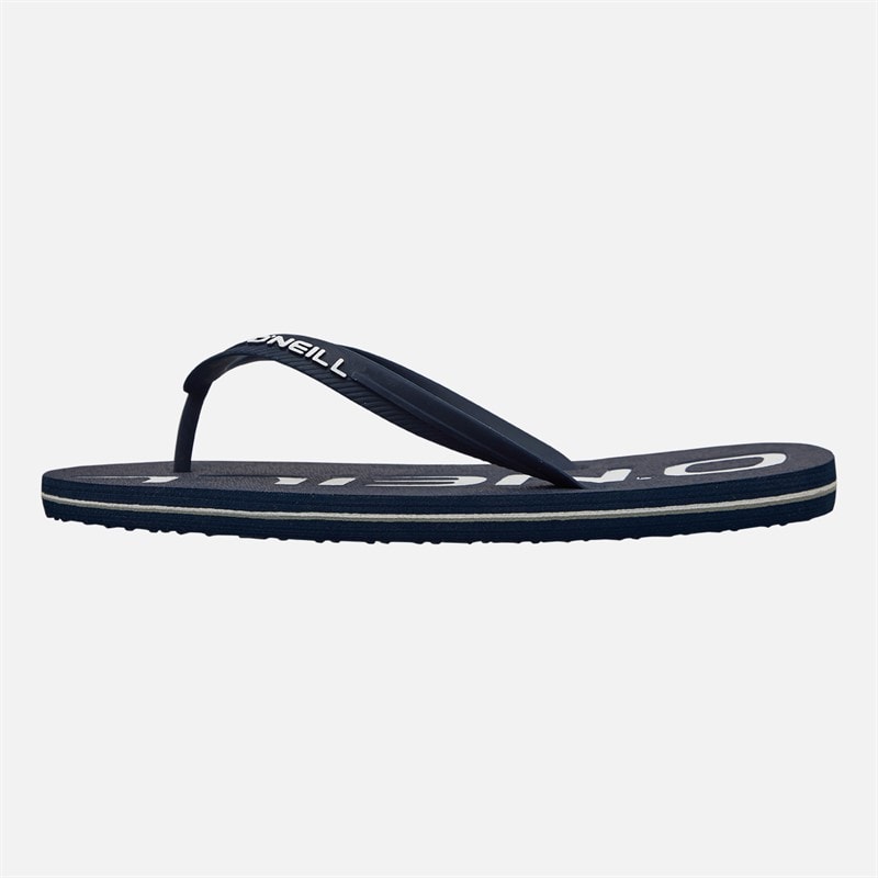O'Neill Mens Profile Logo Flip Flops Dress Blues - Image 2