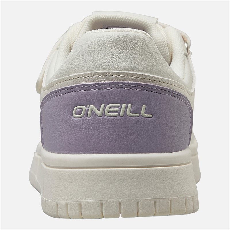 O'Neill Girls Delilah Trainers Off White/Light Silver Off White/ Light Silver - Image 3
