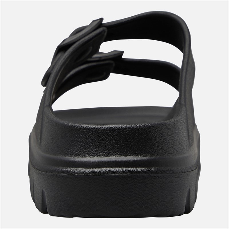 O'Neill Womens Sunset Double Buckle Sliders Black - Image 4