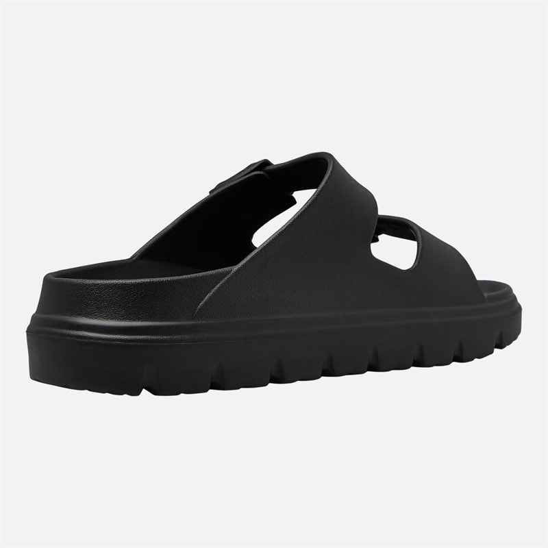 O'Neill Womens Sunset Double Buckle Sliders Black - Image 5