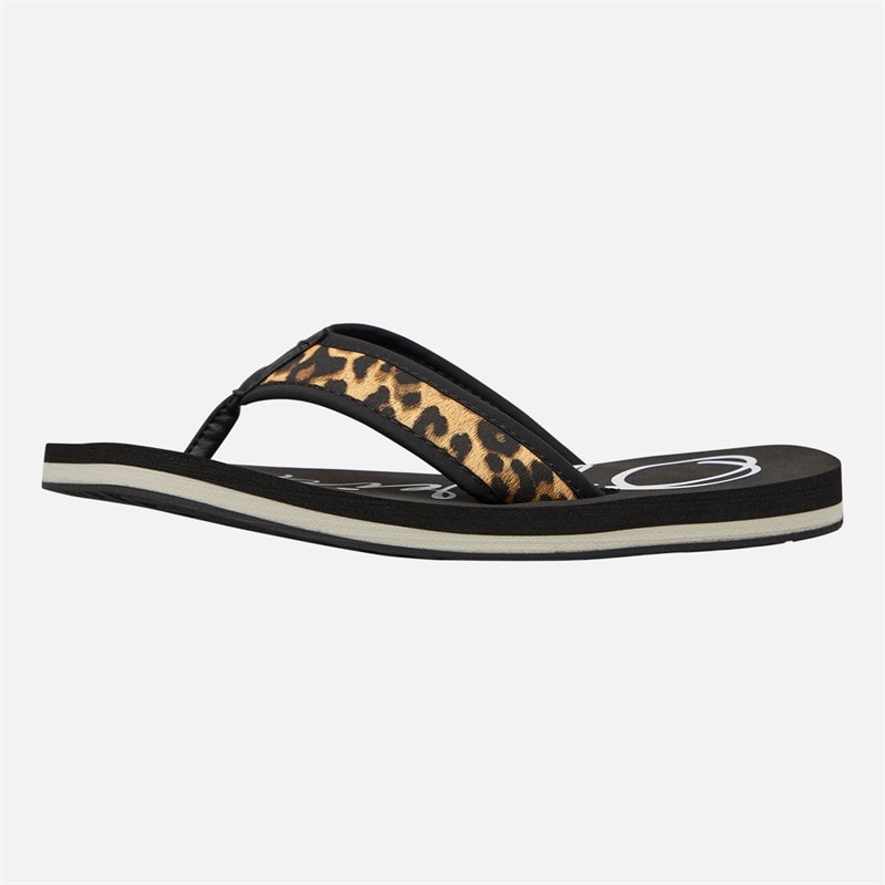 O'Neill Womens Jacky Flip Flops Leopard - Image 3