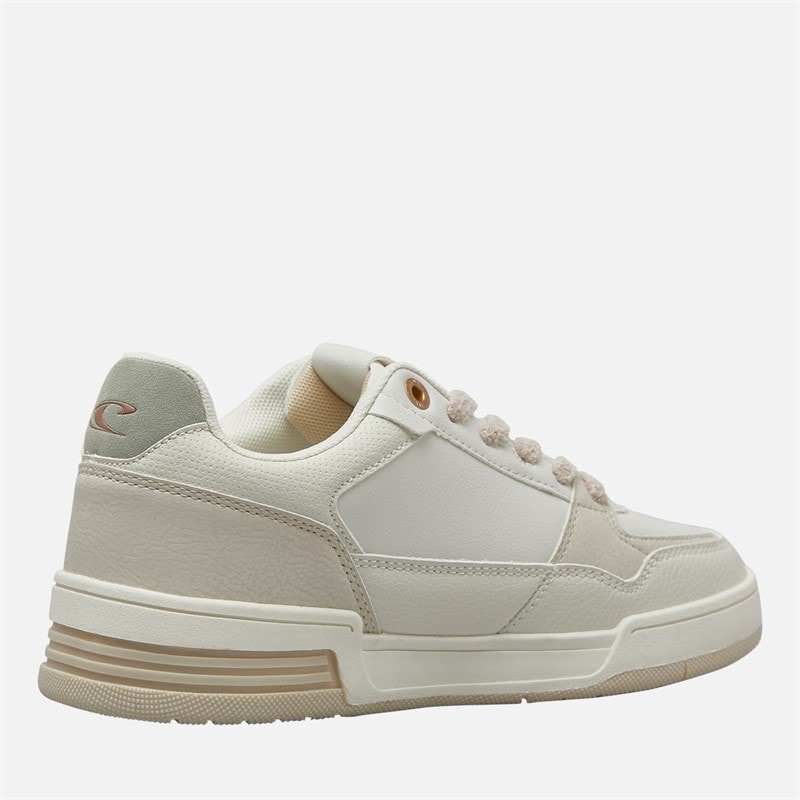 O'Neill Womens Denair Trainers Off White - Image 5