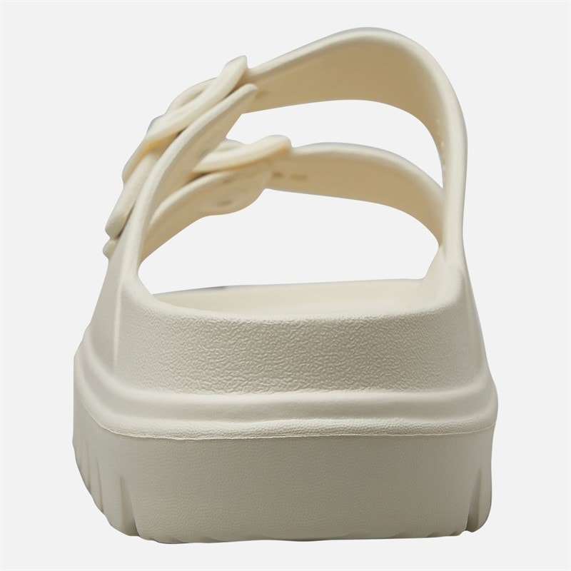 O'Neill Womens Sunset Double Buckle Sliders Whitecap Gray - Image 4