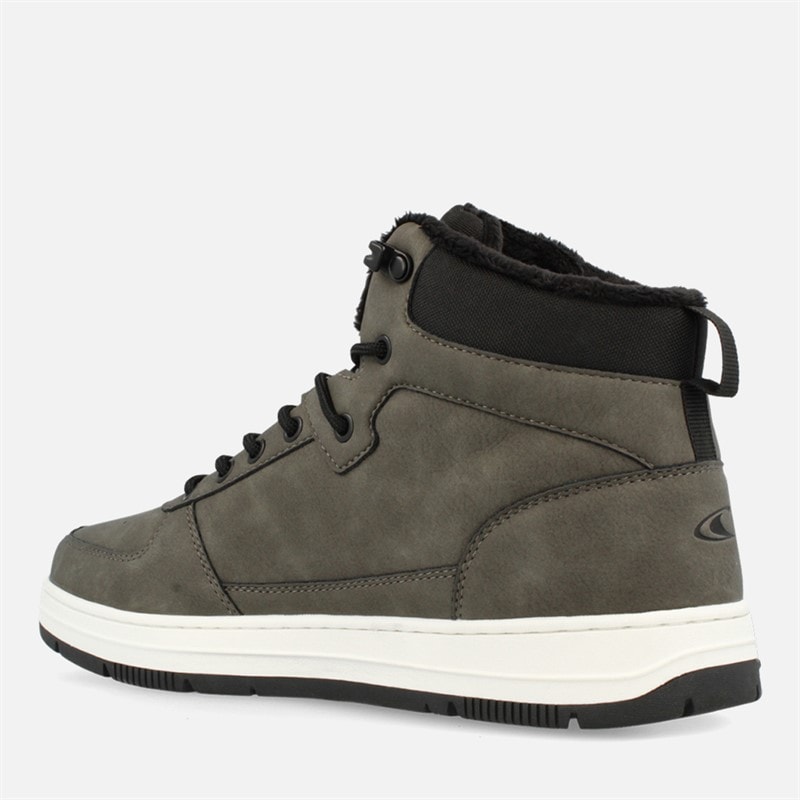 O'Neill Mens Tura High Top Trainers Dark Shadow - Image 4