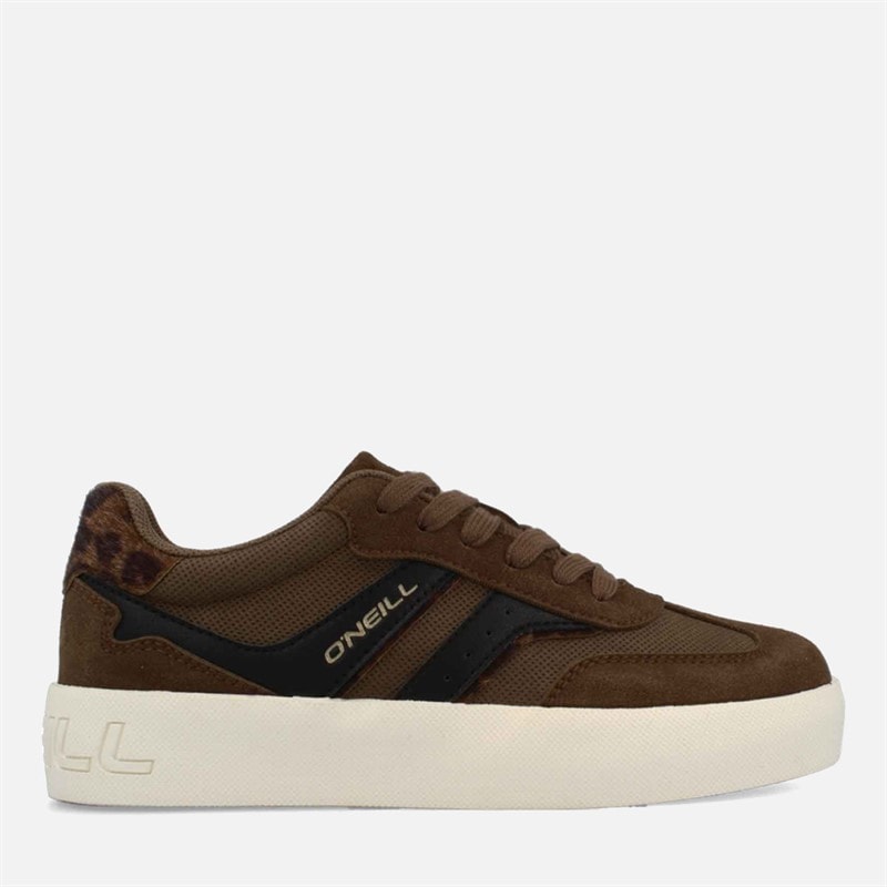 O'Neill Womens Bayville Platform Trainers Chestnut - Image 1