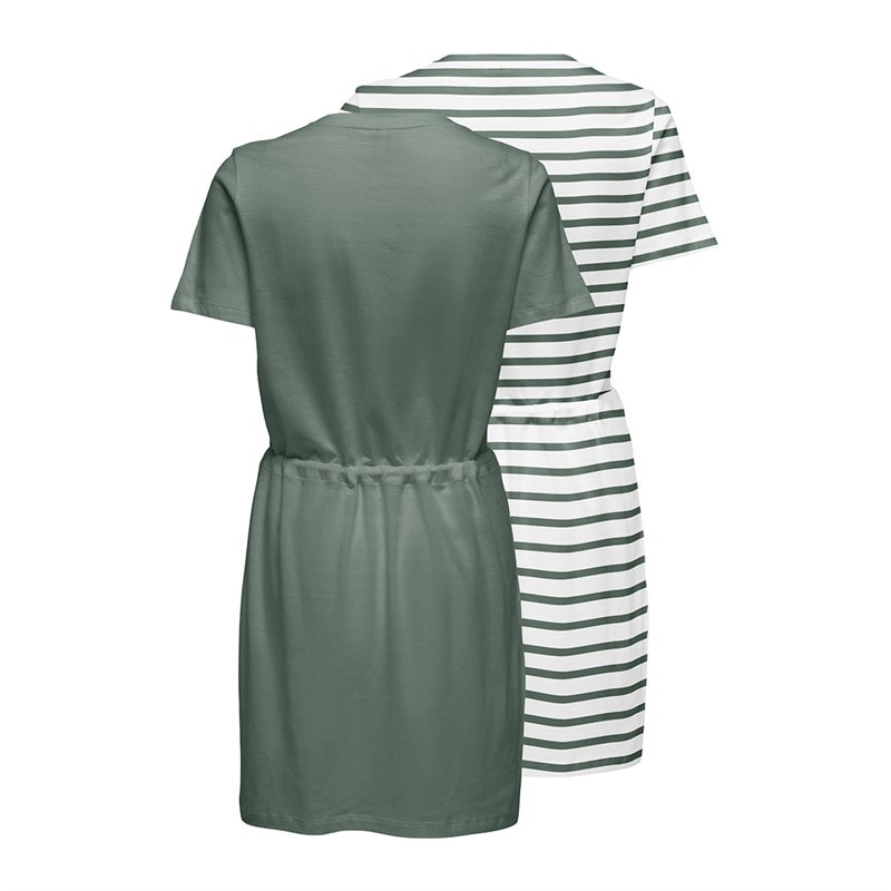 Only Womens Two Pack Jersey Dresses Laurel Wreath - Image 2
