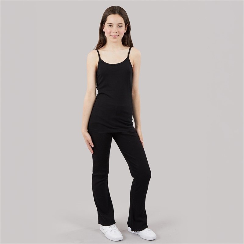 Only Girls Ava Vest Top Black - Image 3