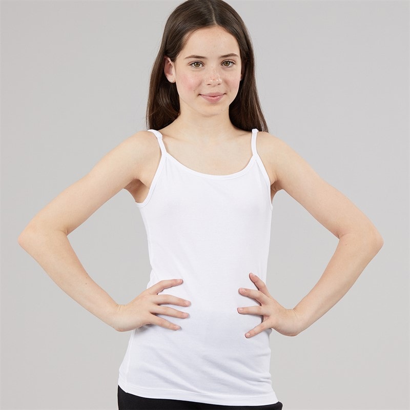 Only Girls Ava Vest Top White