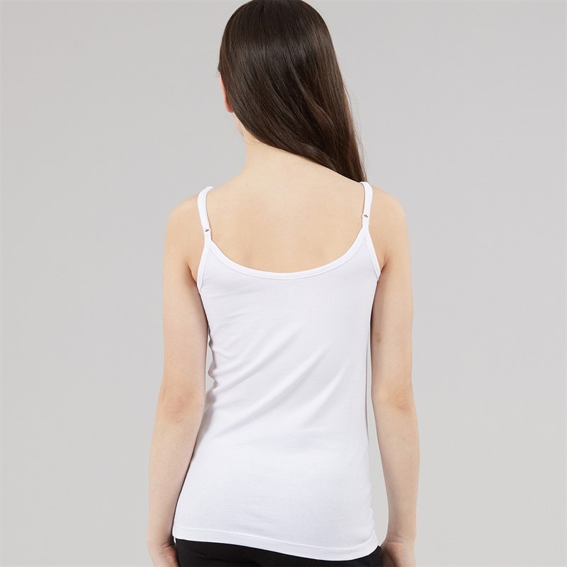 Only Girls Ava Vest Top White - Image 2