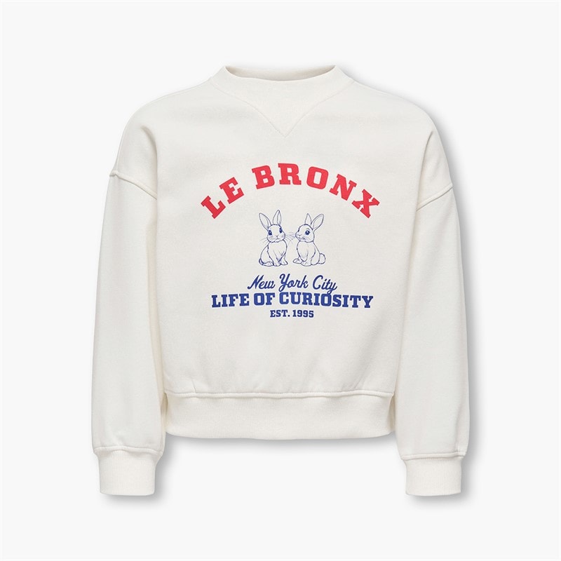 Only Girls Betina Sweatshirt Cloud Dancer